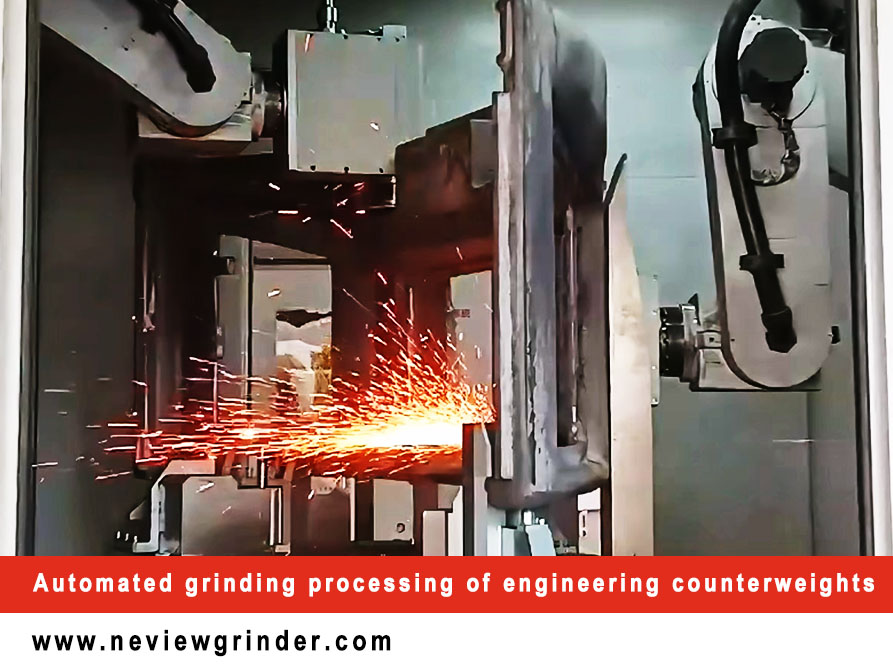 Mühendislik karşı ağırlıklarının otomatik taşlama işlemi