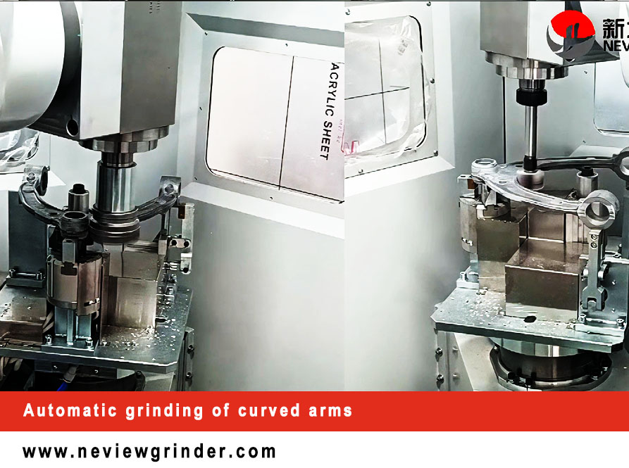 Kavisli kolların otomatik taşlama işlemi